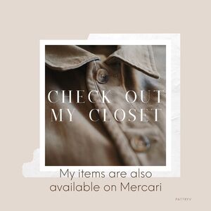 Thanks for visiting my closet!